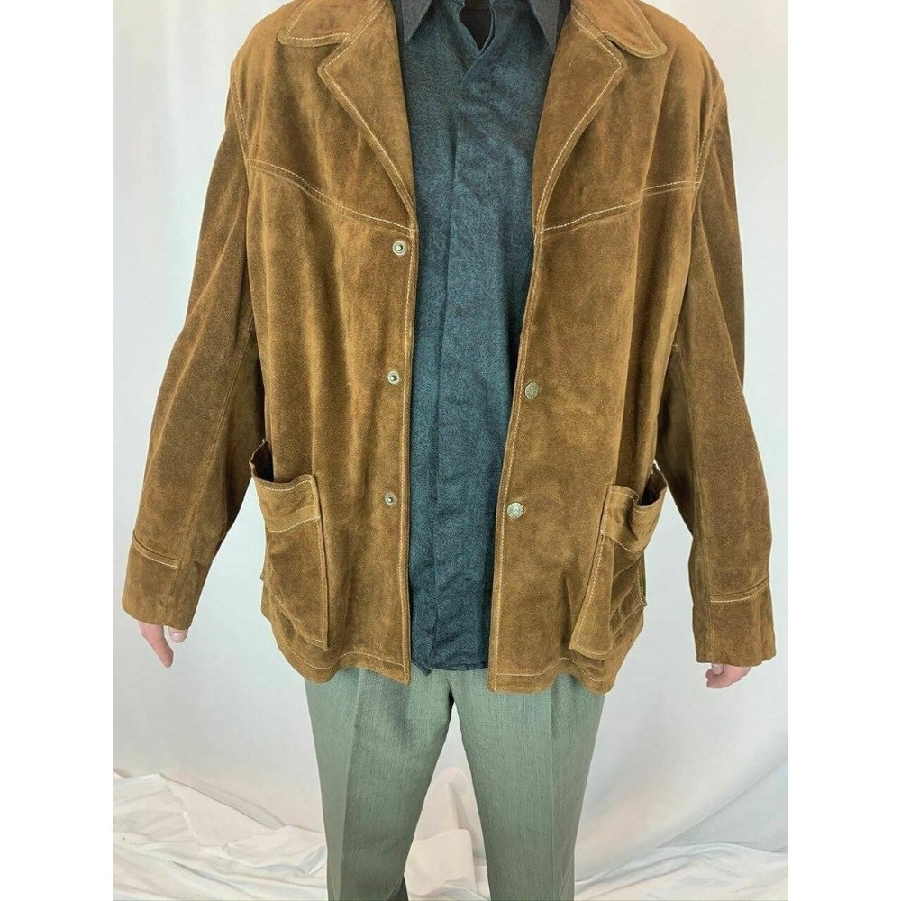 Dolce & Gabbana Suede Double Pocket Jacket